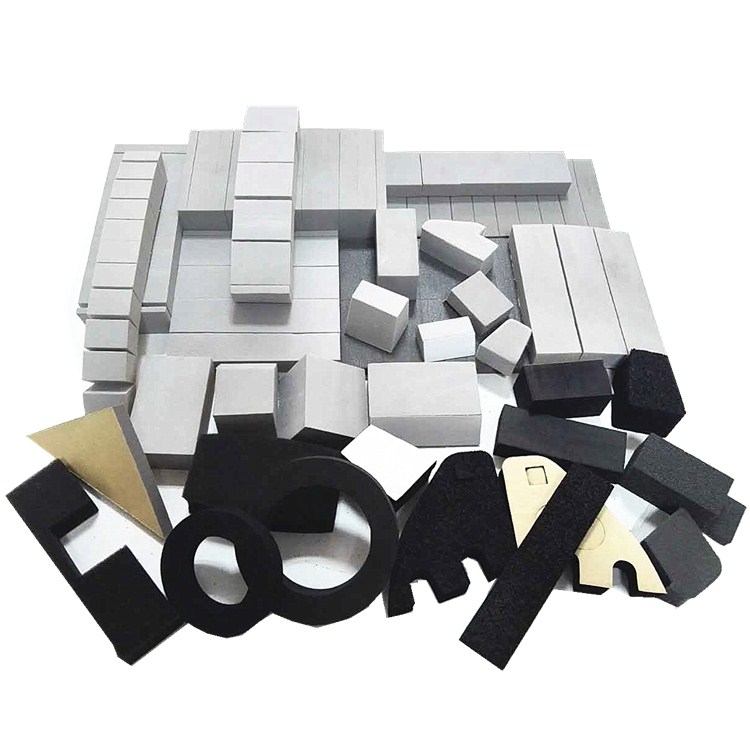 Self adhesive foam die cutting block